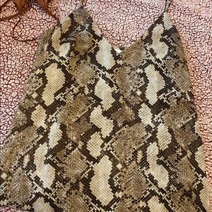 SNAKESKIN TANK